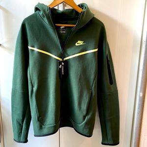 New with tags Nike Tech Fleece full zip hoodie.